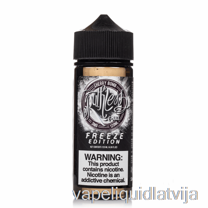 ķiršu Bumba - Iesaldēšanas Izdevums - Nežēlīgi Tvaiki - 120 Ml 3mg Vape šķidrums